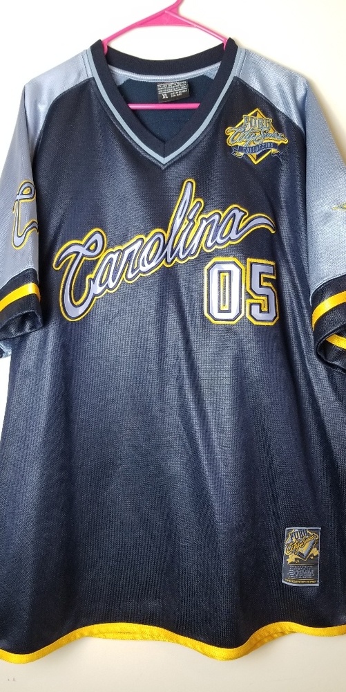 FUBU MEN'S CITY SERIES CAROLINA JERSEY Sz XL